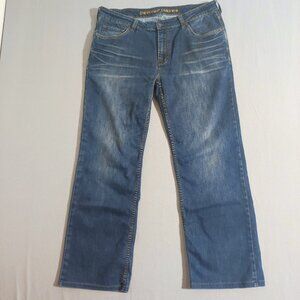 Denver Hayes Bootcut jeans men's size 38/32 dark washed ink blue colour